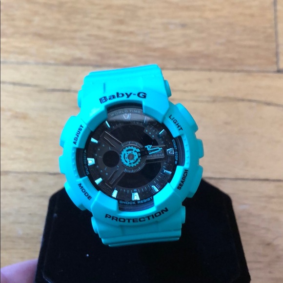 baby g watch turquoise